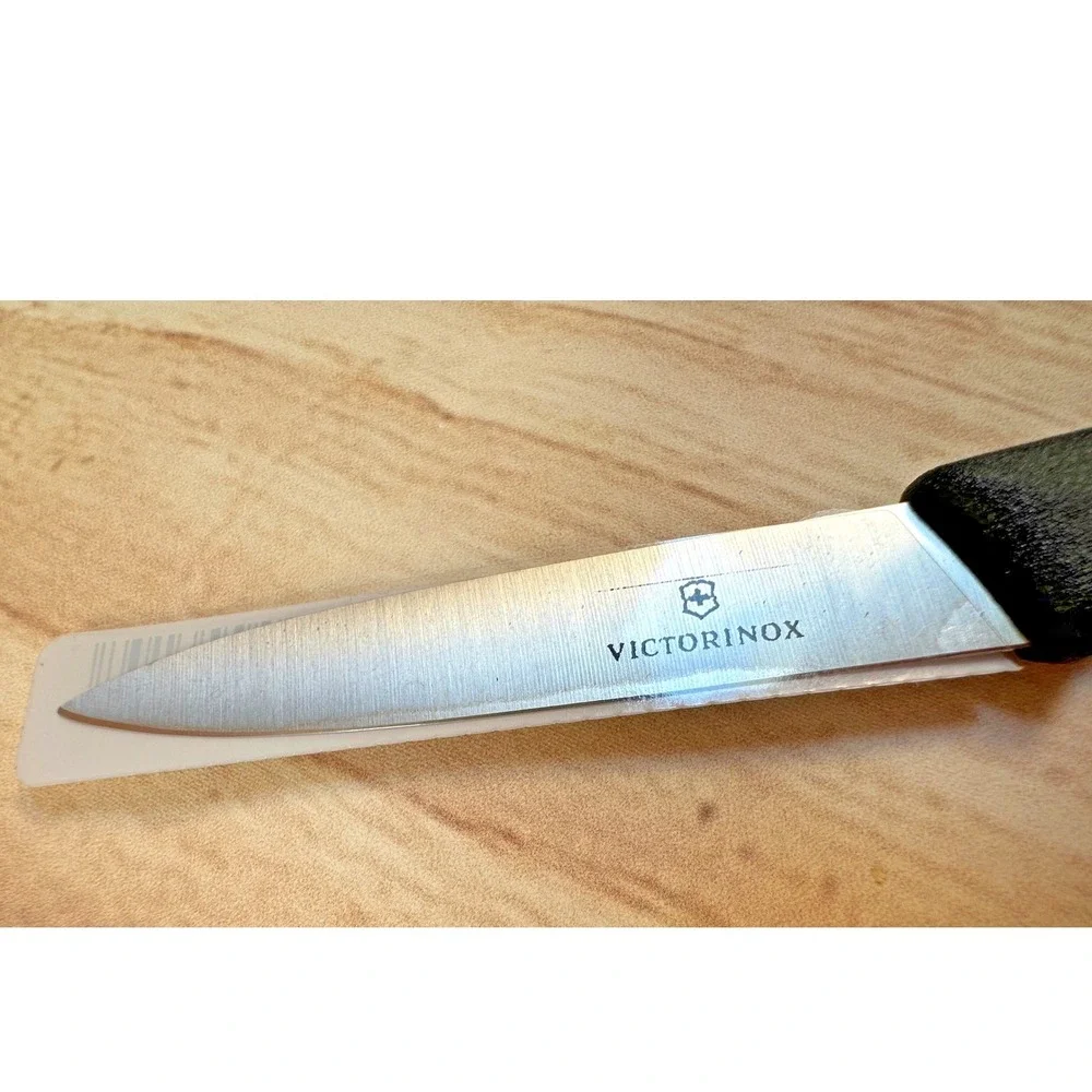 Victorinox Paring Knife 3.5in Black Swiss Made 6.7603 SET OF 2
